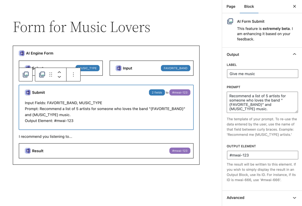 Download Free AI WordPress Block for Writing by Getwid [ChatGPT for  WordPress] - MotoPress