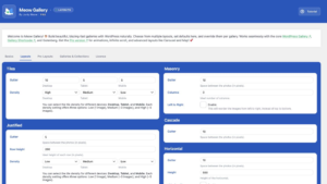 Meow Gallery — Layouts