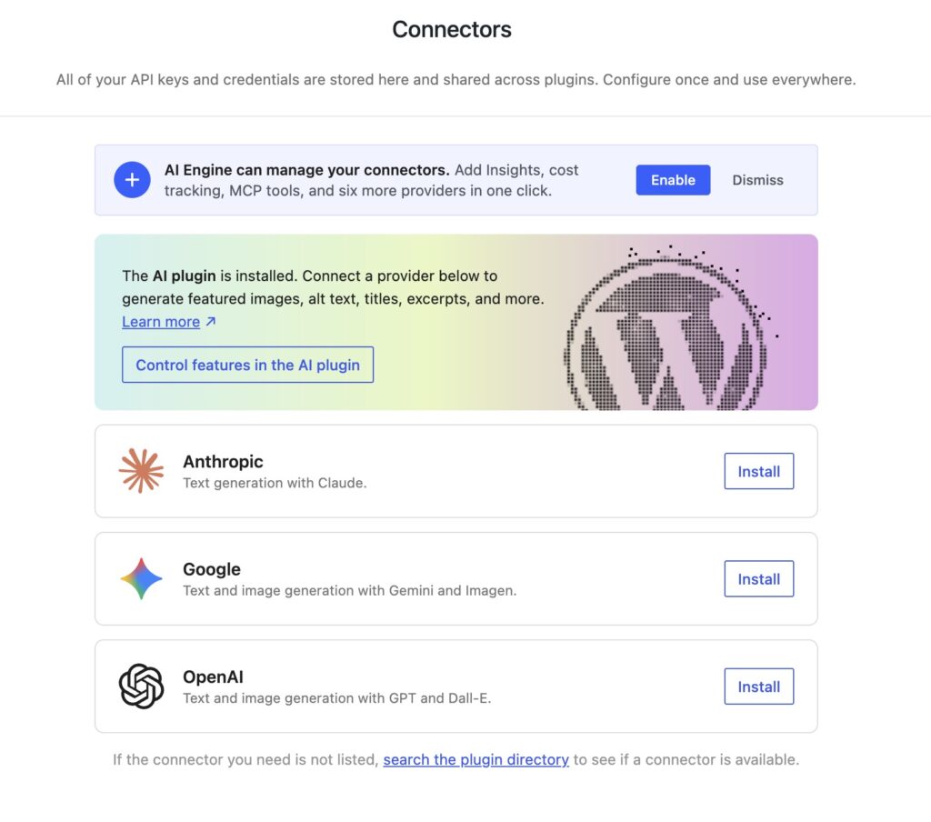 How To: Let AI Engine Manage WordPress 7’s AI Connectors | Meow Apps